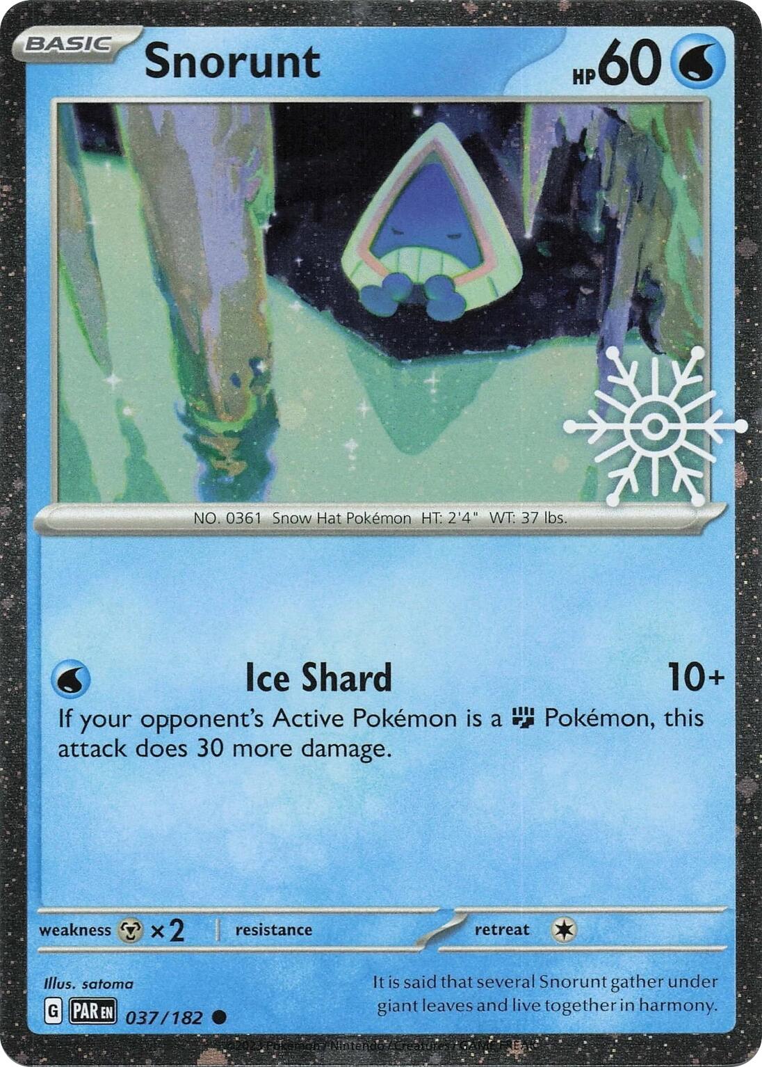 Snorunt - 037/182 (Holiday Calendar)