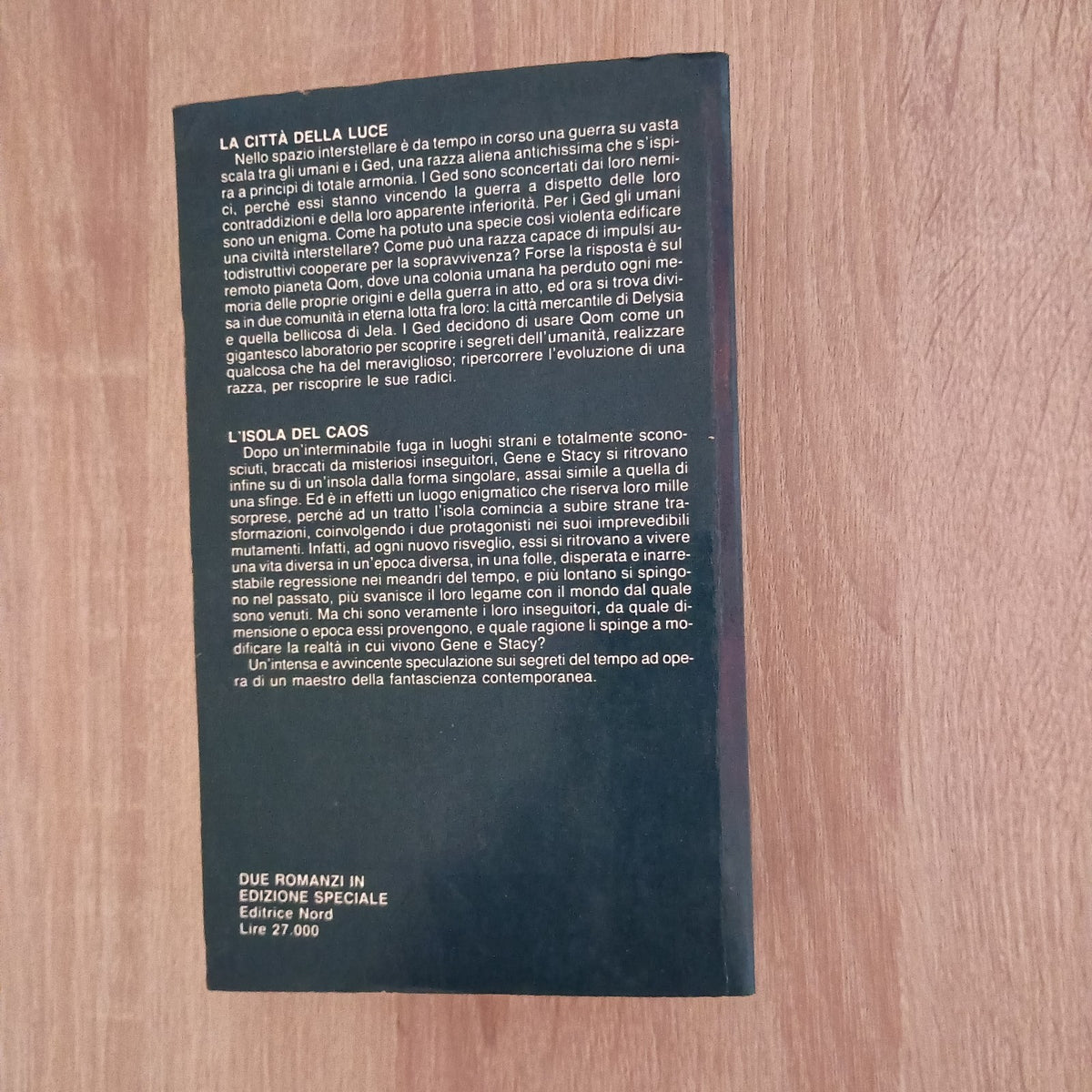 Editrice Nord: Nancy Kress e John Brunner - FANTASCIENZA LUCE CAOS