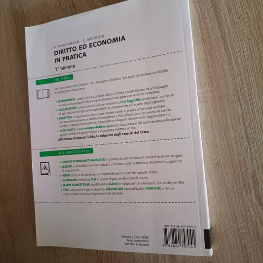 Guida per il Docente - Strumenti per insegnare - Martignago Mistroni - Mondadori