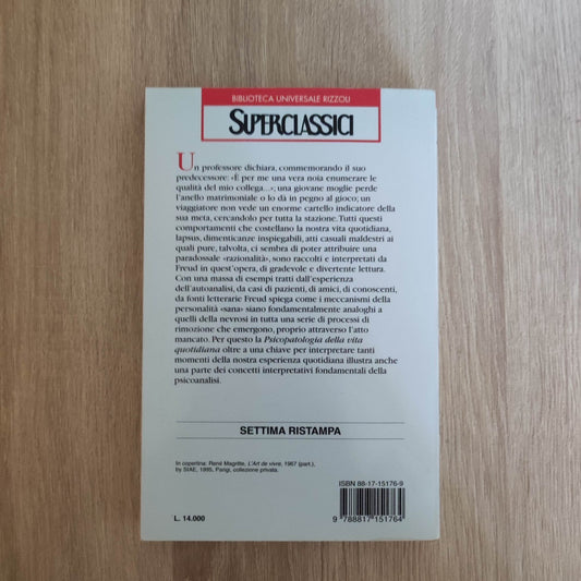 Psicopatologia della vita quotidiana - Sigmund Freud - SUPERCLASSICI