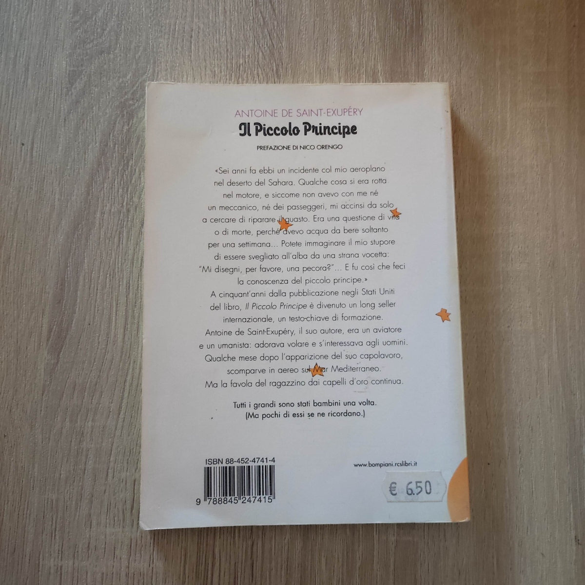 Antoine De Saint-Exupéry - Il Piccolo Principe | Bompiani