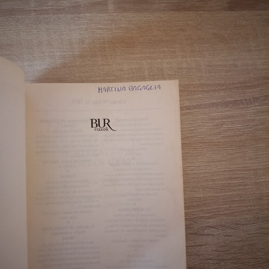 Il Ritratto di Dorian Gray romanzo classico Oscar Wilde 2010 BUR Rizzoli Editore