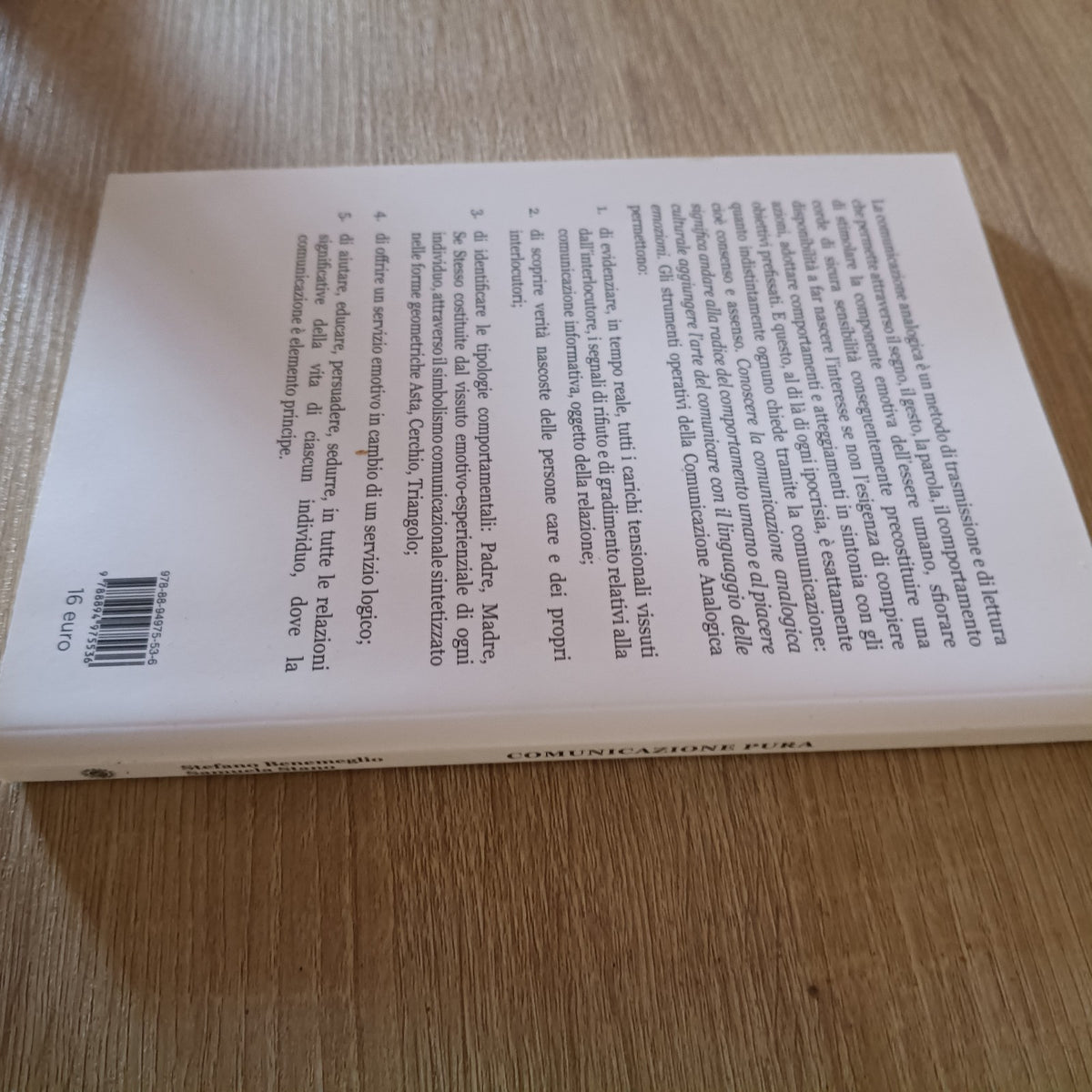 Libro COMUNICAZIONE PURA Stefano Benemeglio e Samuela Stano OM EDIZIONI
