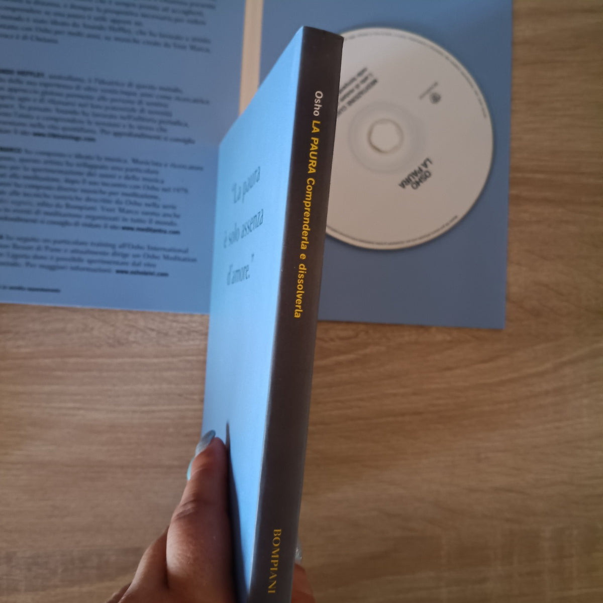 OSHO LA PAURA - COMPRENDETLA E DISSOLVERLA - BOMPIANI LIBRO + CD
