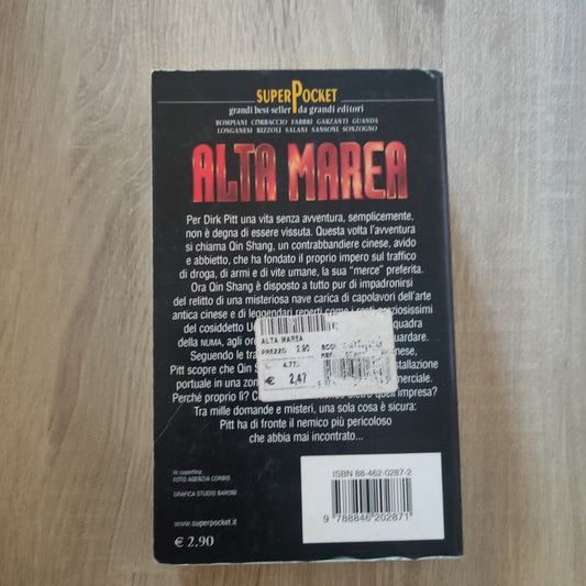 LIBRO ALTA MAREA di CLIVE CUSSLER Edizione SUPER POCKET BEST SELLER del 2003