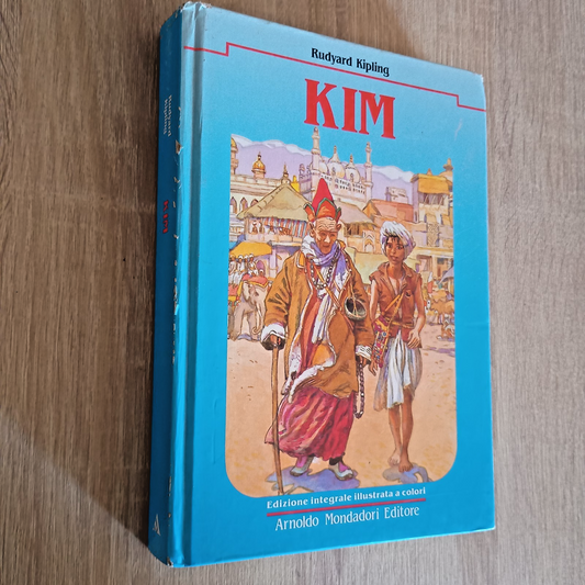 KIM-Rudyard Kipling-Mondadori ed.-1990 illustrato Colombi raro