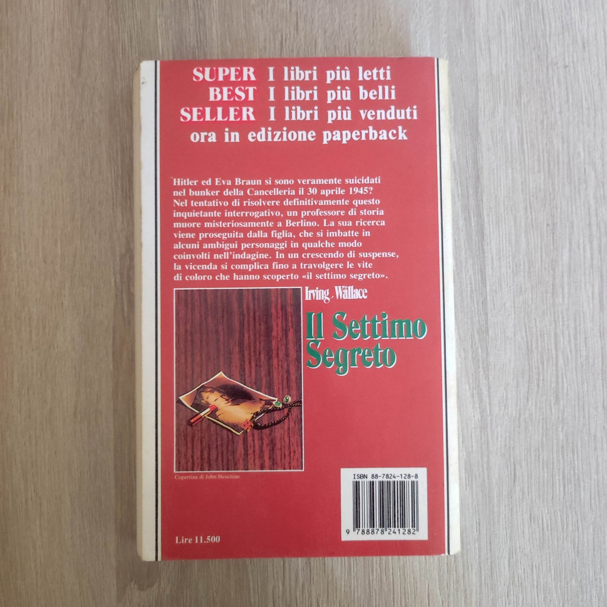 Il settimo segreto-di Irving Wallace-libro Sperling Paperback 1991-Romanzo