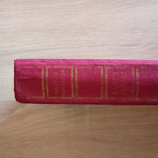 SAPER VEDERE Matteo Marangoni 1956 Garzanti