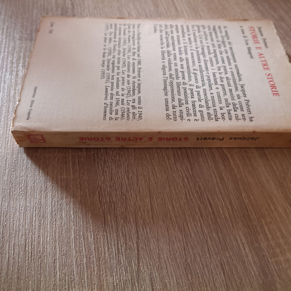 Jacques Prevert - Storie E Altre Storie - Feltrinelli