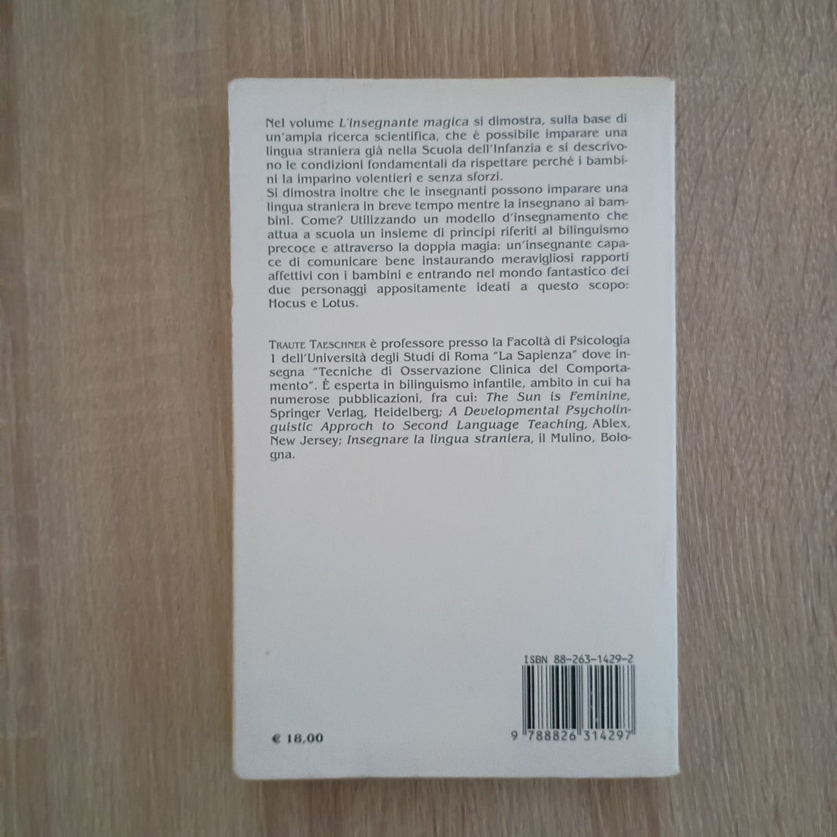 L' Insegnante Magica - a cura di Traute Taeschner B LIBRO