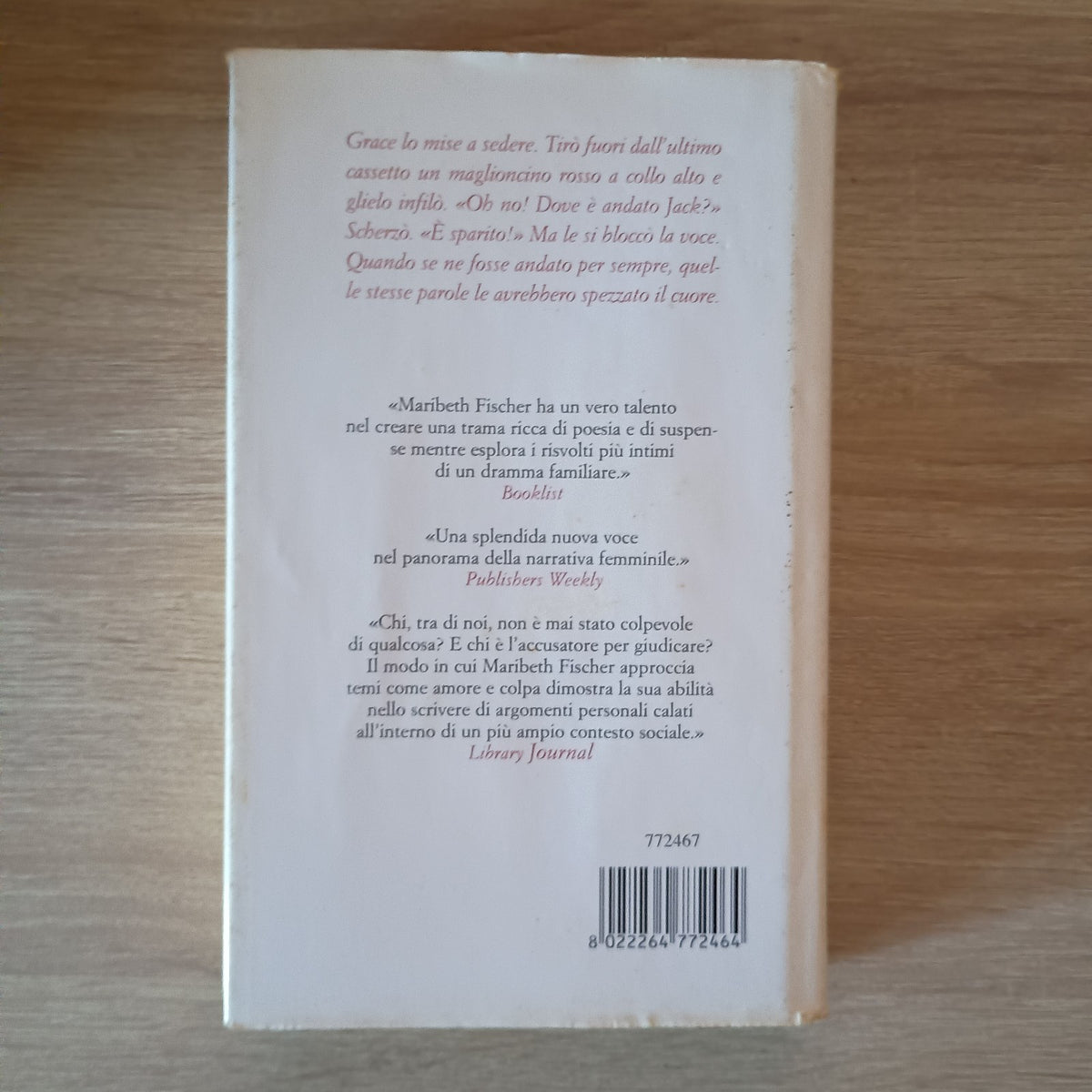 LA VITA CHE VOLEVO - MARIBETH FISCHER - ED. MONDOLIBRI