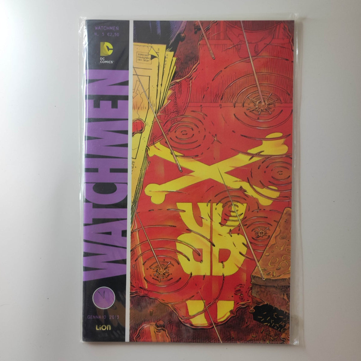 WATCHMEN NR. 5 DC COMICS LION ALAN MOORE GENNAIO 2013