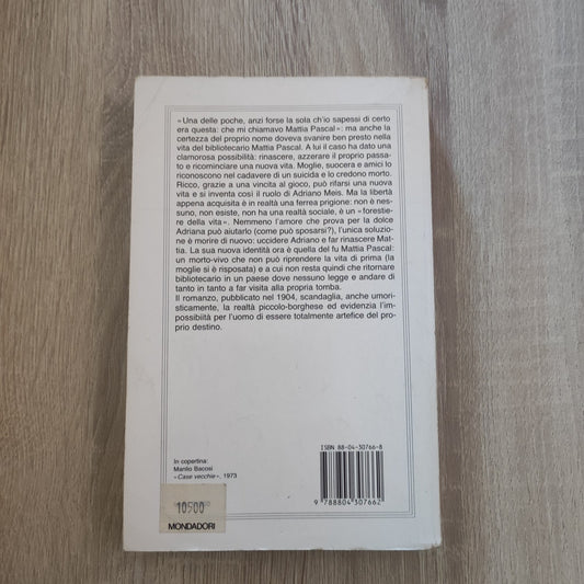 Luigi Pirandello - Il fu Mattia Pascal - Classici Moderni - Oscar Mondadori
