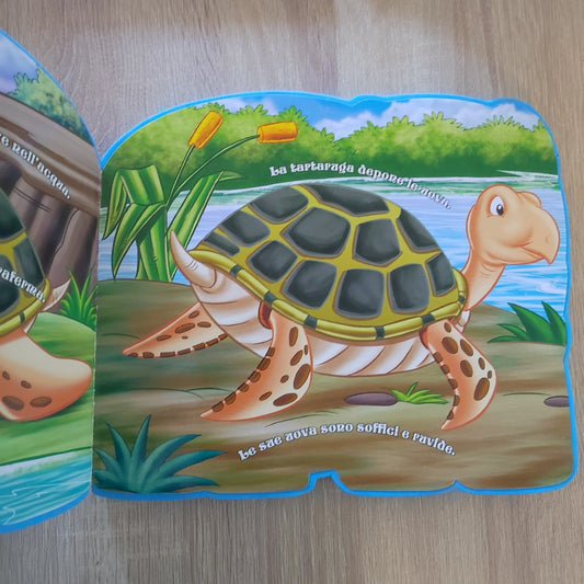 LE AVVENTURE DELLA GIUNGLA - TARTARUGA - LIBRO PER BAMBINI