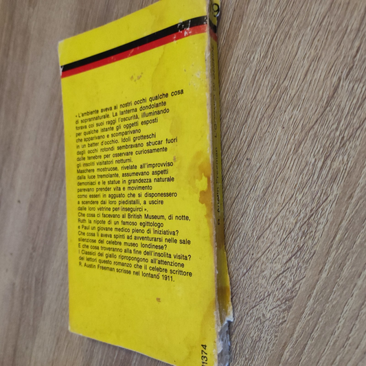 *book libro L'OCCHIO DI OSIRIDE R.Austin Freeman GIALLO MONDADORI 179 1973 (B1)