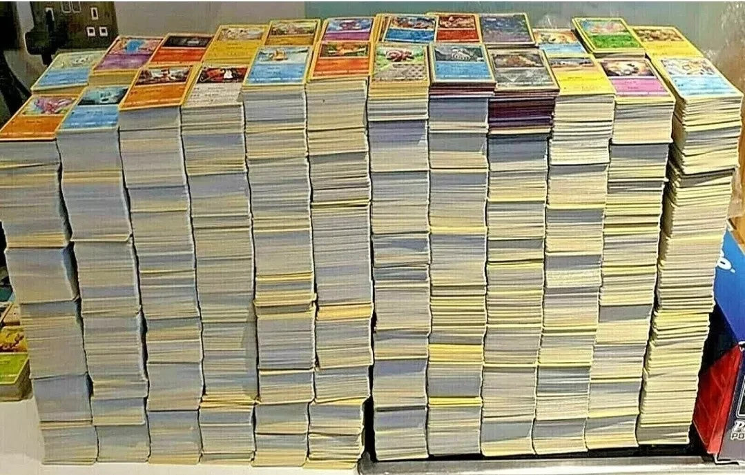 lotto 500 carte pokemon ITA NON COMUNI/COMUNI Tutte Diverse