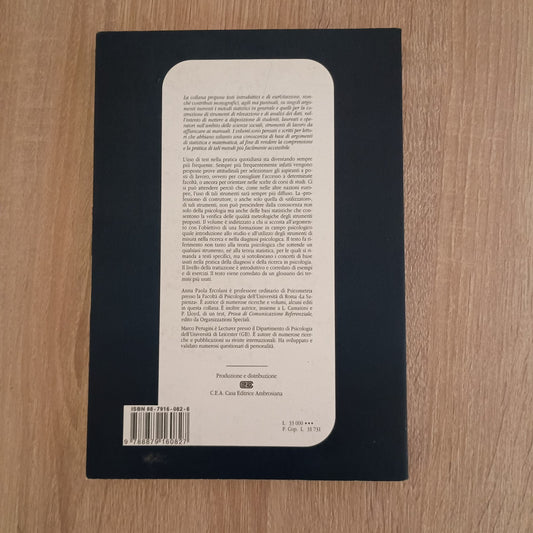 LIBRO La misura in psicologia. Introduzione ai test psicologici di A.Ercolani..