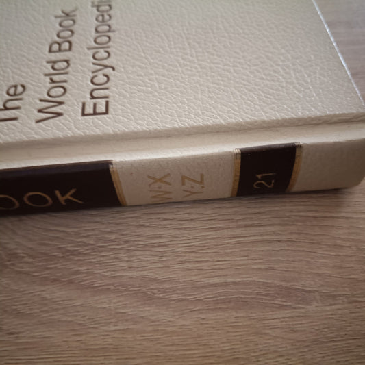 THE WORLD BOOK ENCYCLOPEDIA VOLUME 21 W X Y Z 1975
