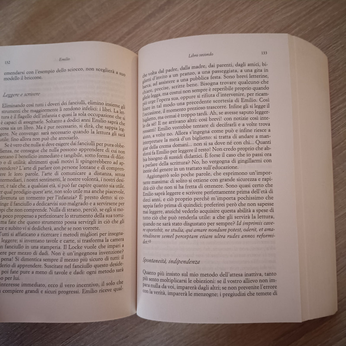Jean Jacques Rousseau Emilio Mondadori