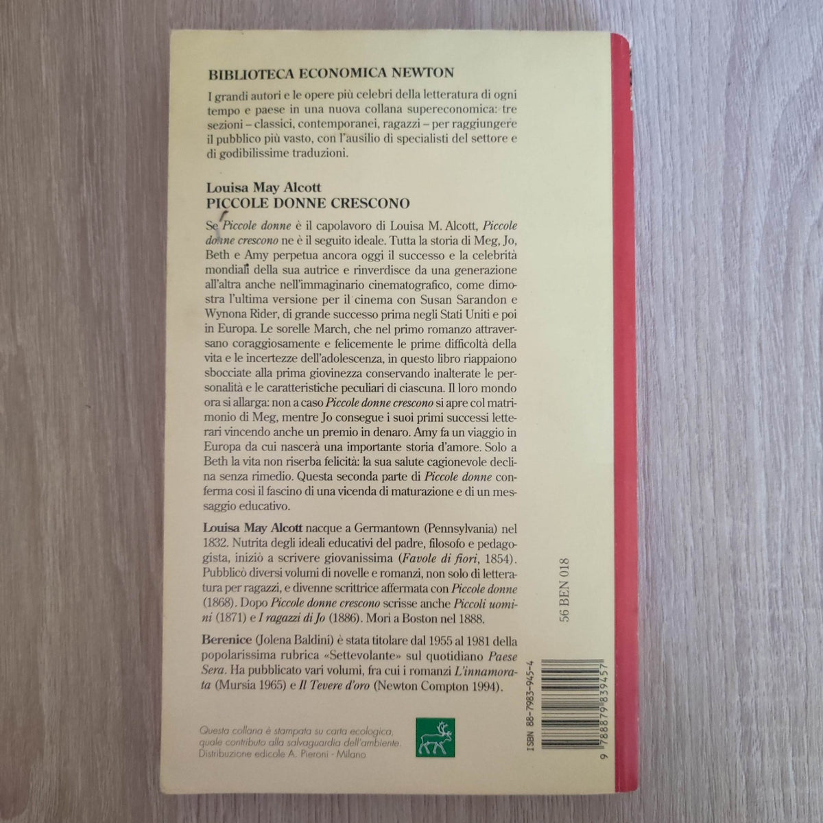 LIBRO LOUISA MAY ALCOTT - PICCOLE DONNE CRESCONO - NEWTON 1994