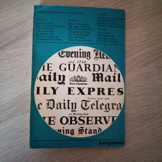 libro in inglese BEHIND THE HEADLINES Longman