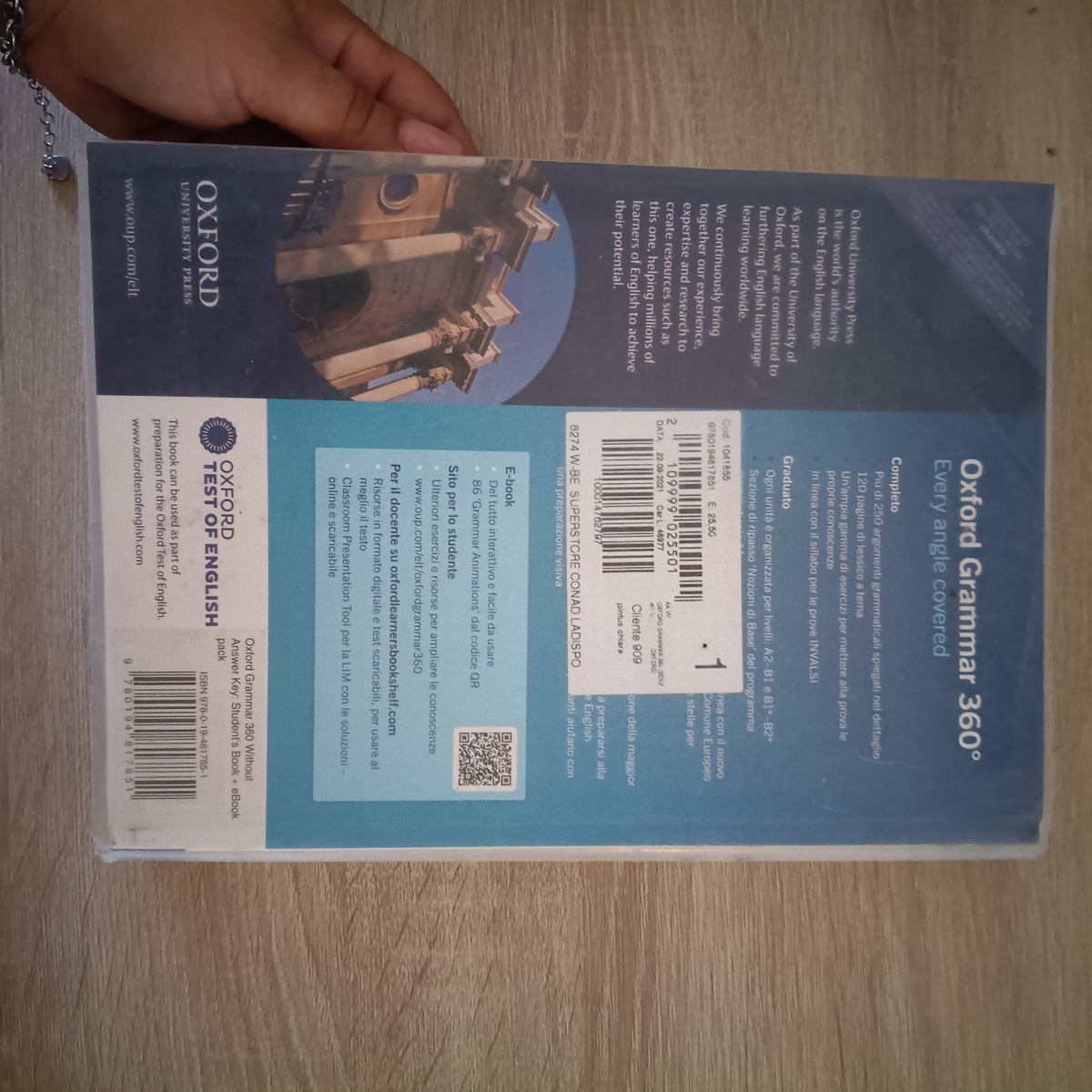 Libro Oxford Grammar 360 - Invalsi - Grammatica Lessico - A1 B1+