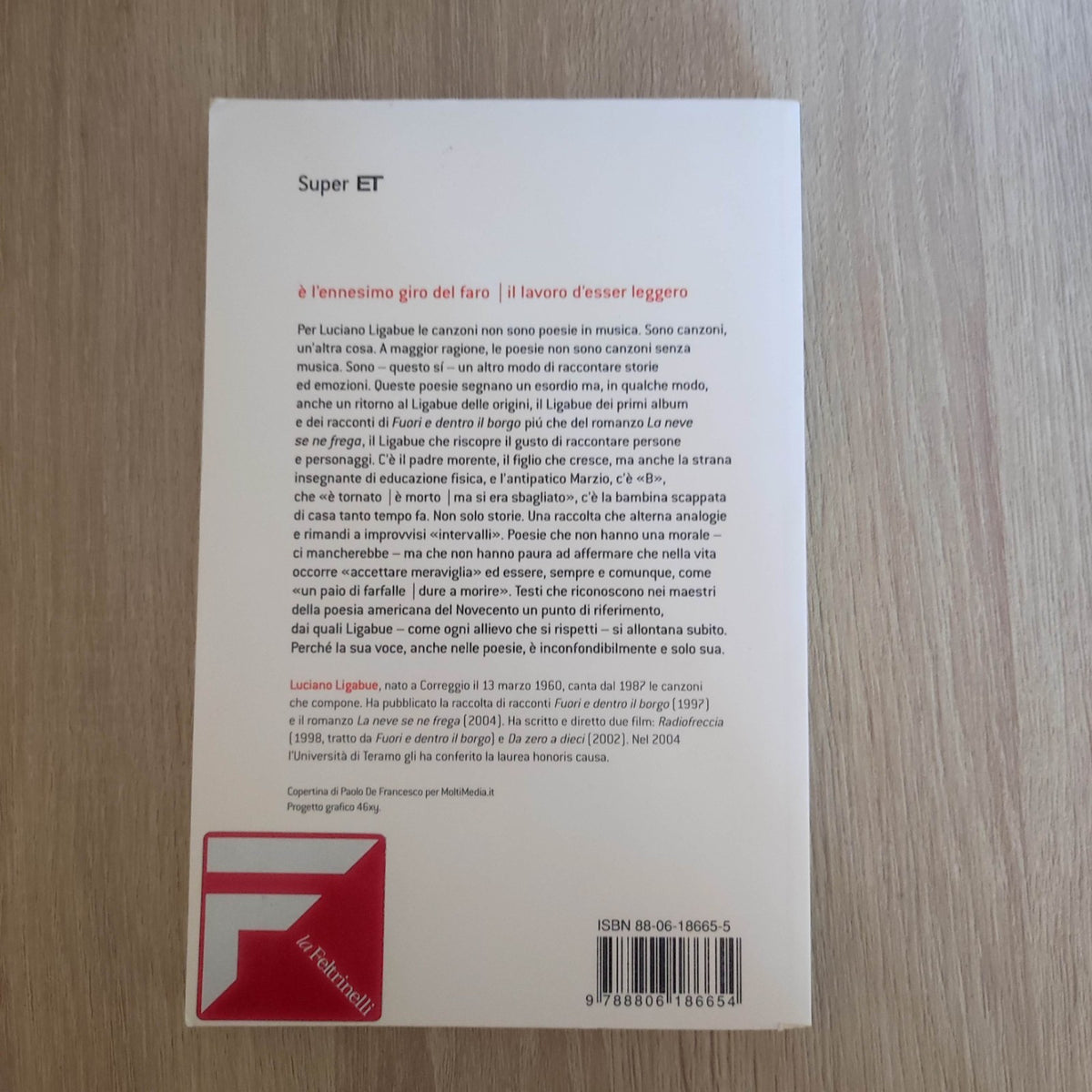 EINAUDI LETTERE D'AMORE NEL FRIGO DI LUCIANO LIGABUE