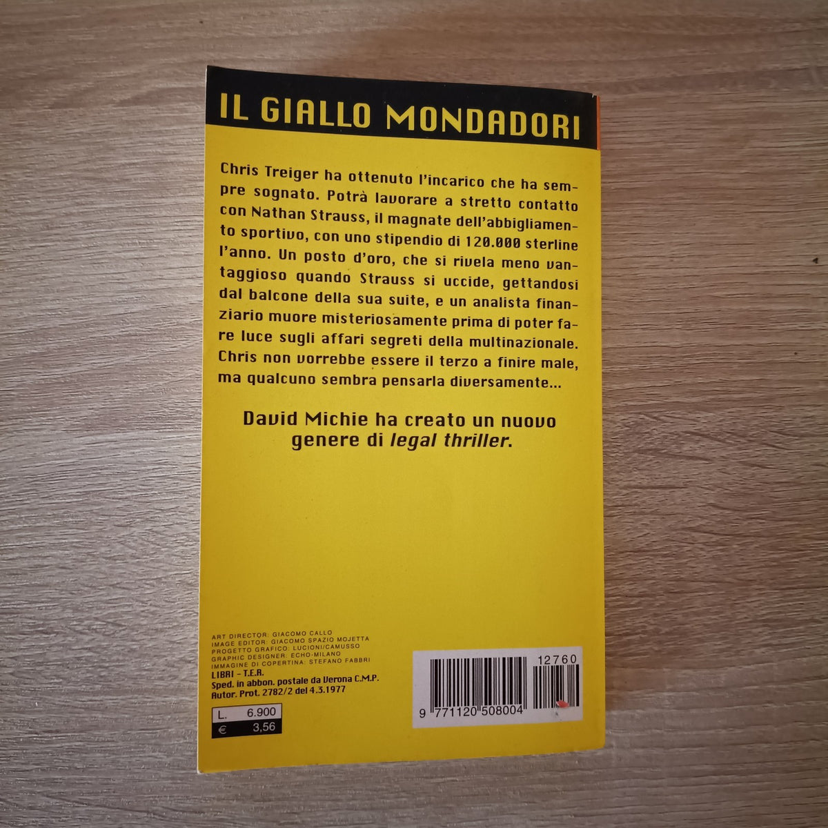 IL GIALLO MONDADORI n 2760 - CONFLITTO D'INTERESSI (MICHIE)