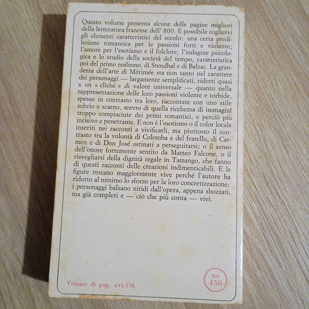 Mérimée RACCONTI E NOVELLE Capolavori Sansoni n.30 del 1966