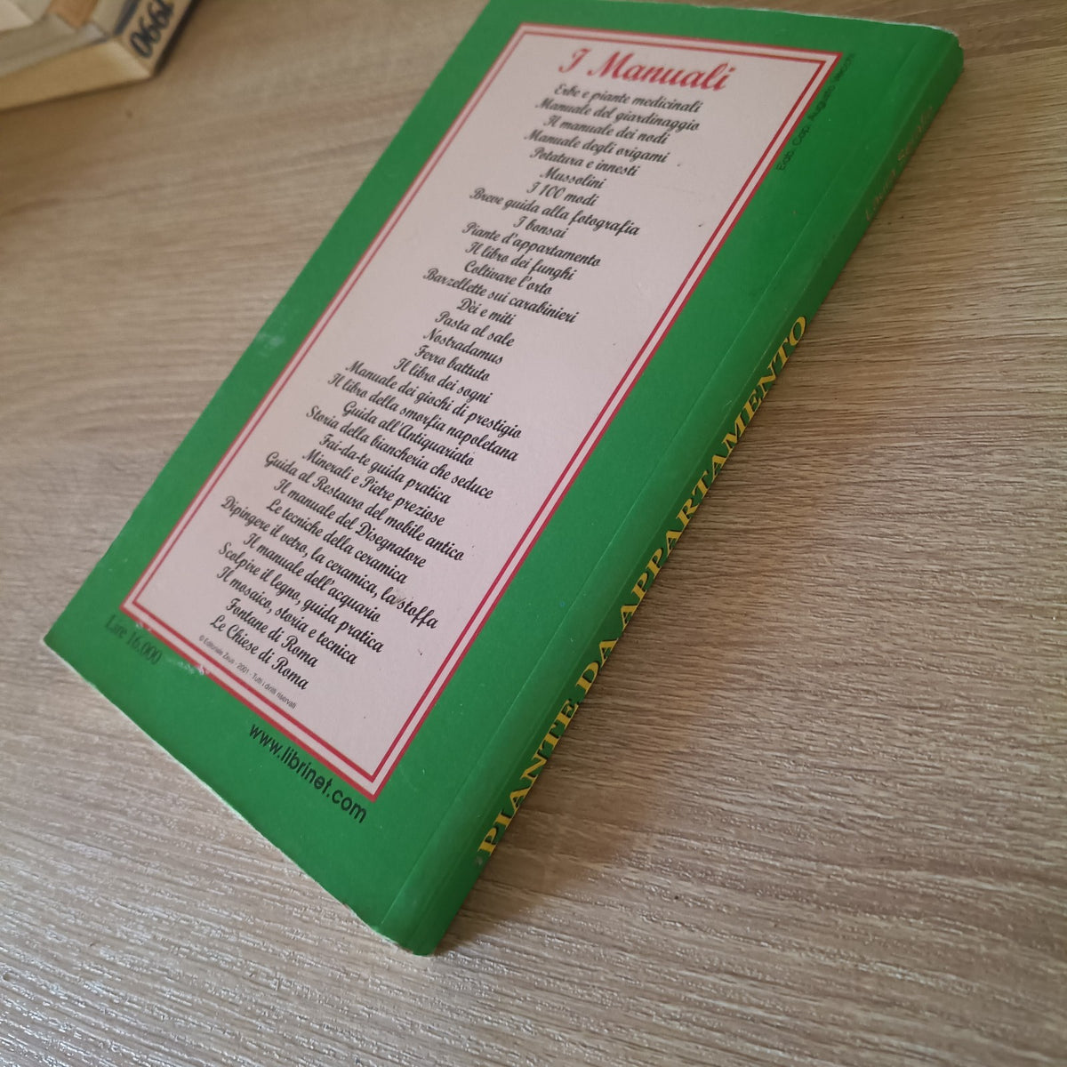 LIBRO PIANTE DA APPARTAMENTO LAURA SERAFIN DI FRAIA EDITORE