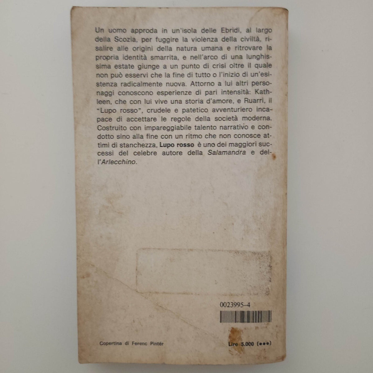 Morris WEST - LUPO ROSSO - Oscar Mondadori