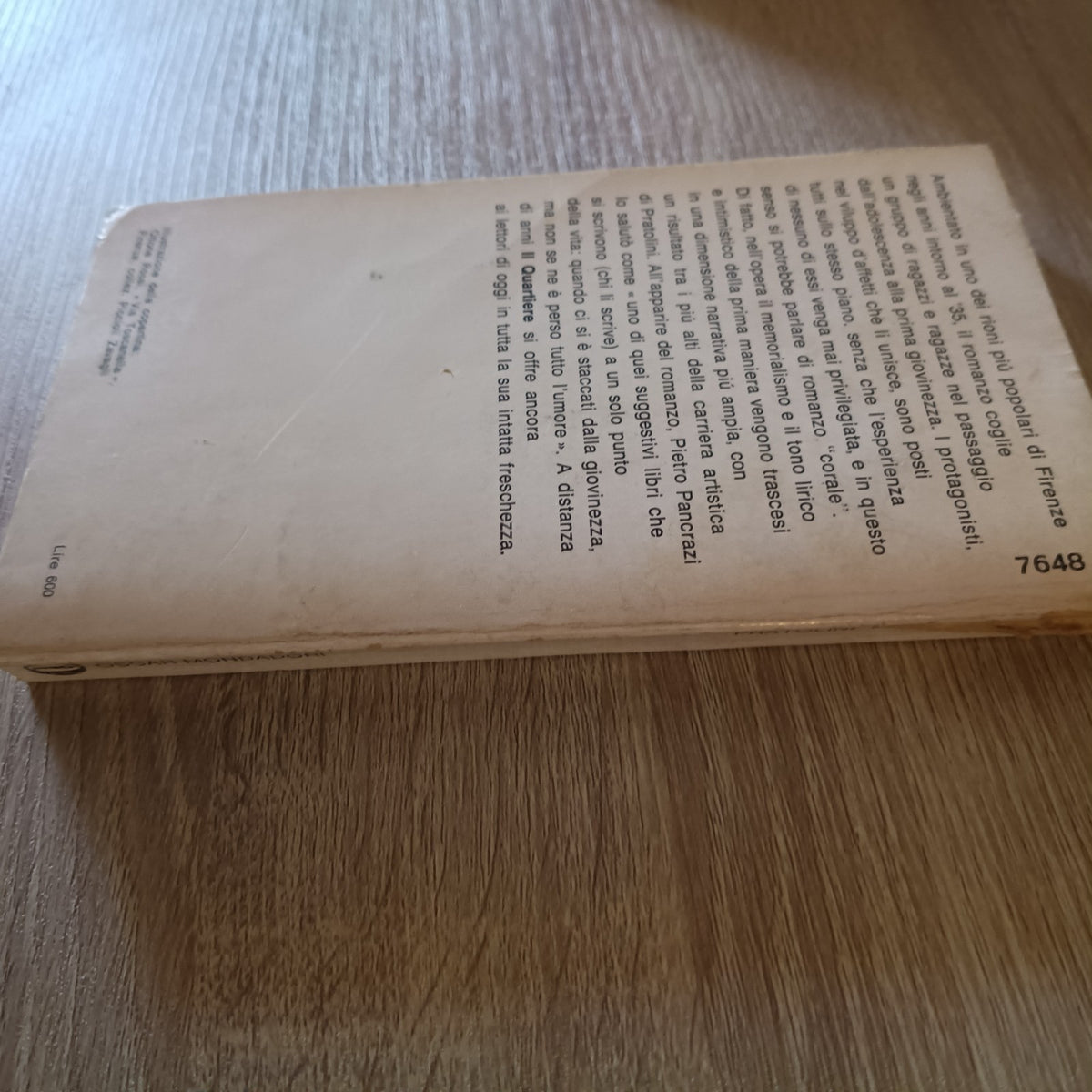 Il quartiere - Vasco Pratolini / Mondadori, 1982
