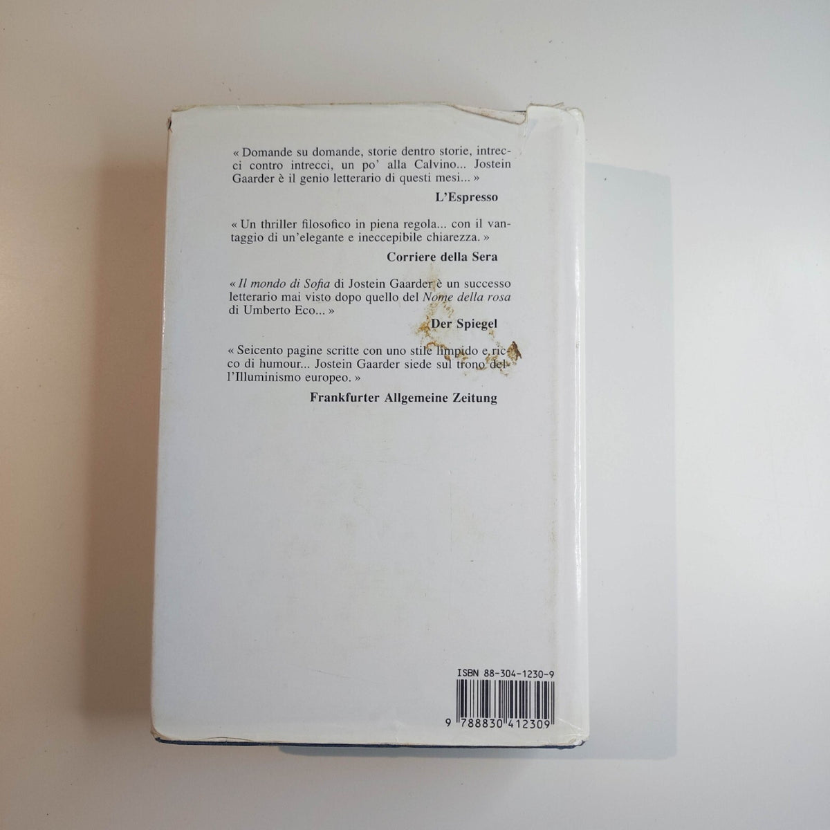 Il Mondo Di Sofia - J Gaarder - Longanesi