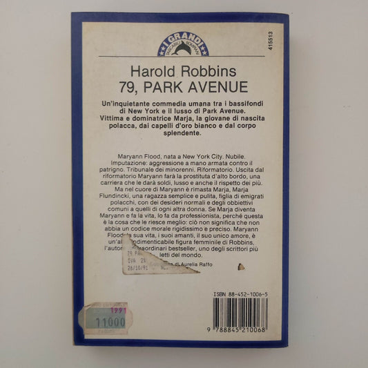 79, PARK AVENUE - HAROLD ROBBINS - BOMPIANI