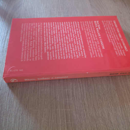 Bob Dylan, Blues, ballate e canzoni, 1° edizione Newton Compton 1992