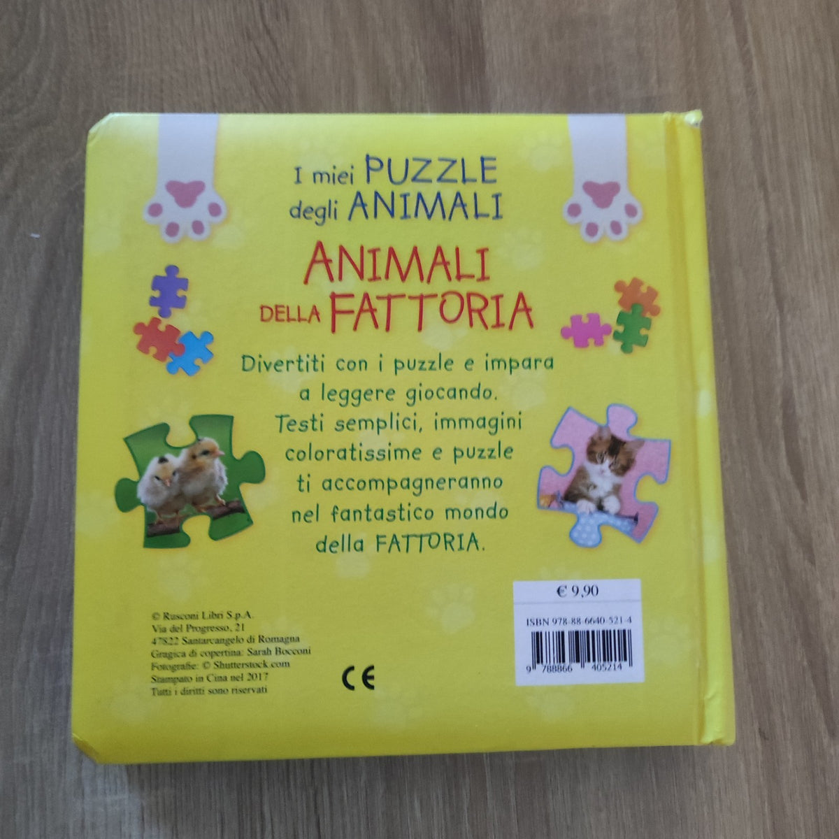Animali della Fattoria - Puzzle Libro - Joybook - libro per bambini