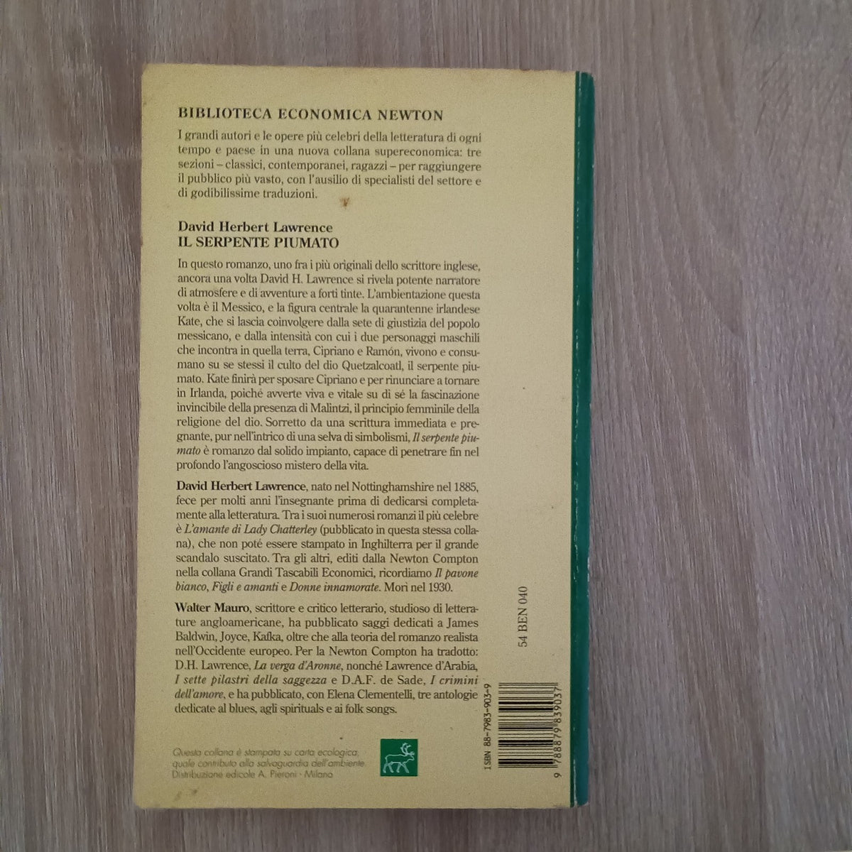 IL SERPENTE PIUMATO D.H. LAWRENCE NEWTON 1995 (A69)
