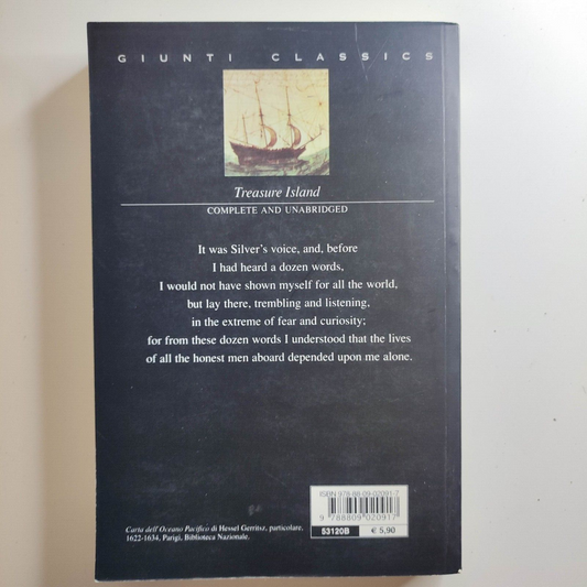 Robert L. Stevenson - TREASURE ISLAND - Giunti - 2005 - INGLESE