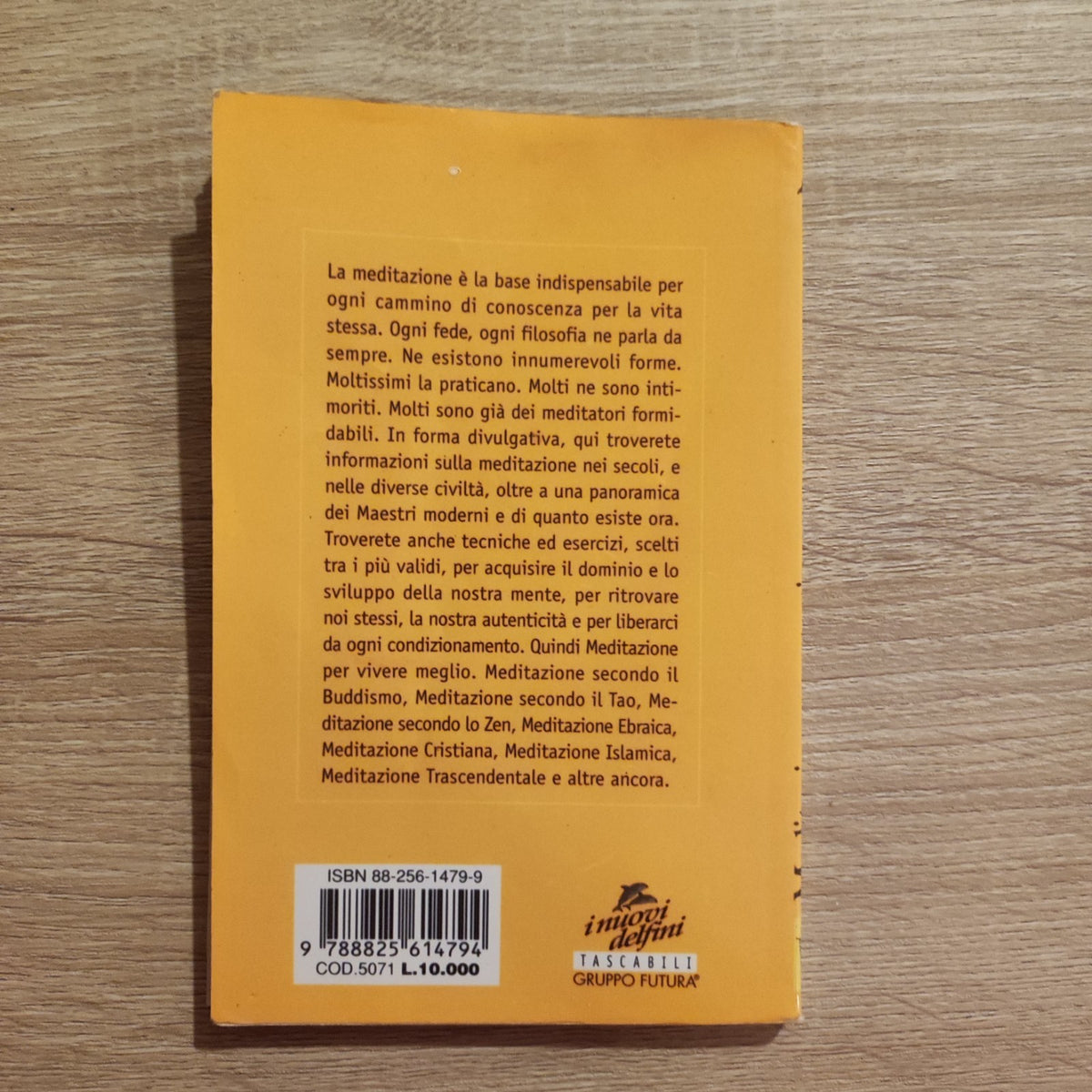 Book Libro MEDITAZIONE PER TUTTI Franca Silvani 1998 TASCABILI FUTURA