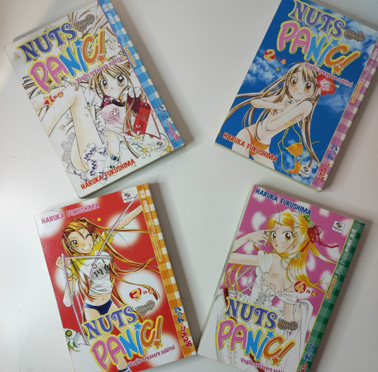 Nuts Panic! 1-4 - Haruka Fukushima - Play Press - 2005 - COMPLETA