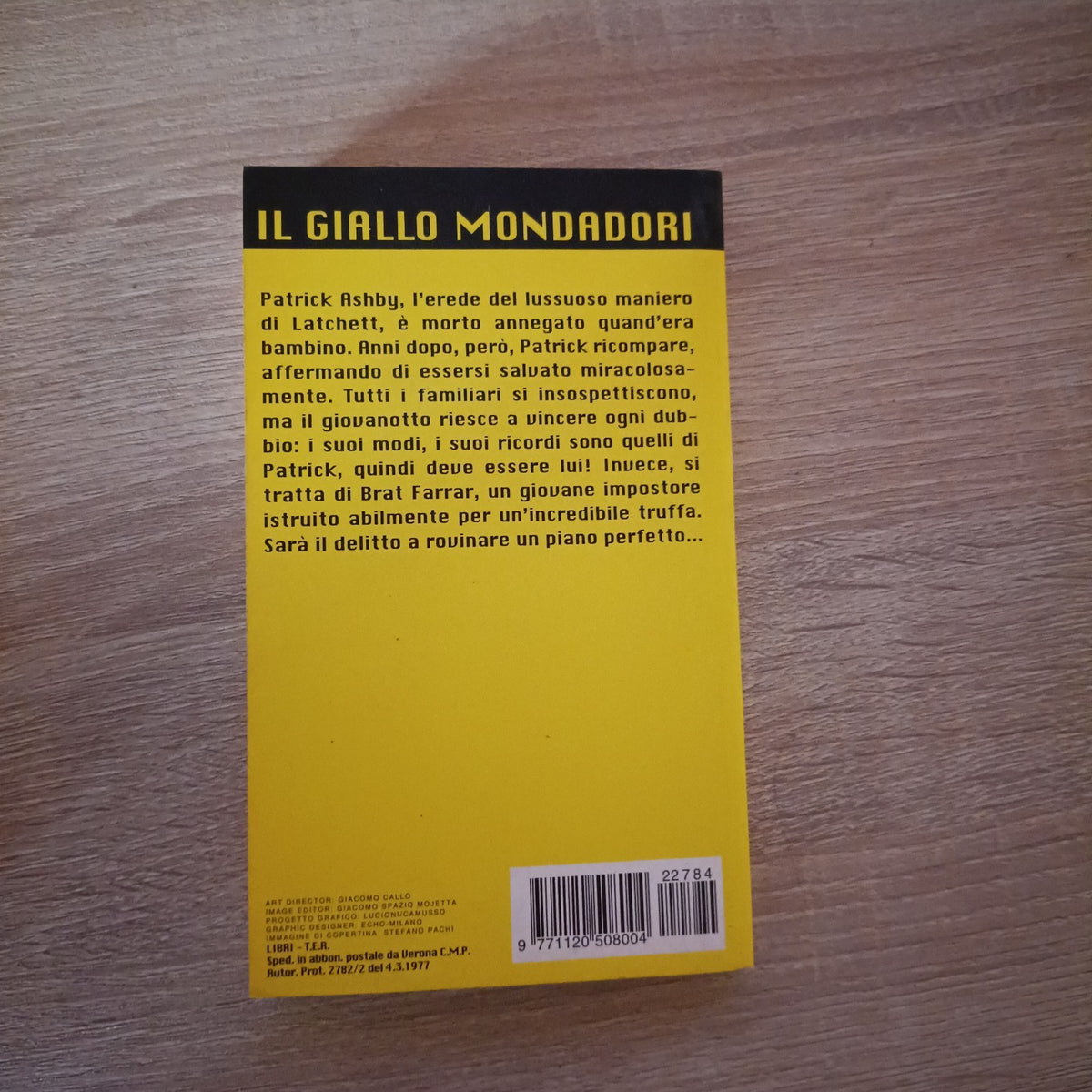 GIALLI MONDADORI N.2784 - IL RITORNO DELL'EREDE