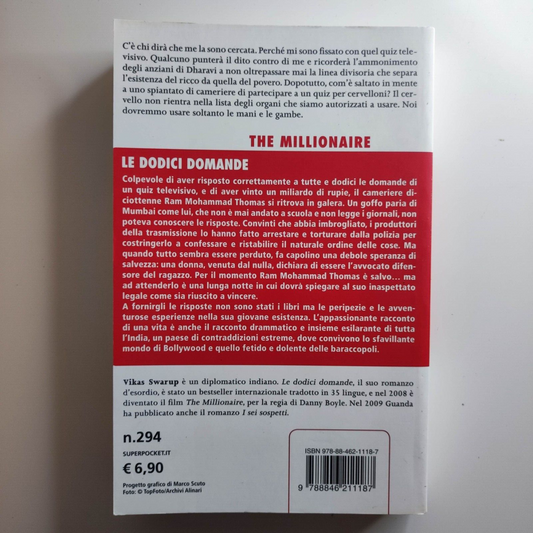 The Millionaire - Le dodici domande Swarup Vikas ITALIANO