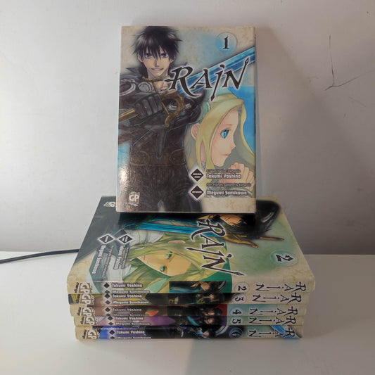 RAIN - SERIE COMPLETA N°1/6 - TAKUMI YOSHINO - MANGA GP