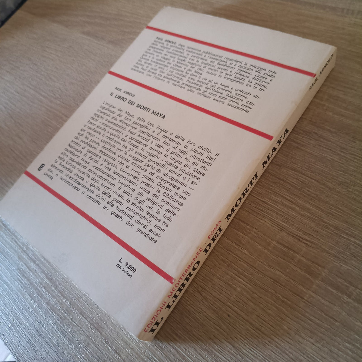 IL LIBRO DEI MORTI MAYA ED. MEDITERRANEE - 1980