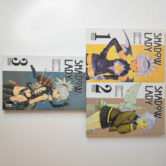 MANGA SHADOW LADY-STORIE DI KAPPA-STAR COMICS-SERIE COMPLETA 1-3-Masakazu Katsur