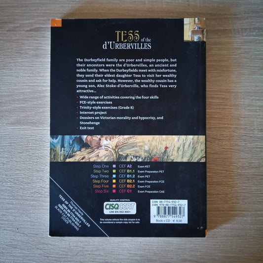 Thomas Hardy - Tess of the D'Ubervilles, Step Five B2.2, Black Cat 9788877549327
