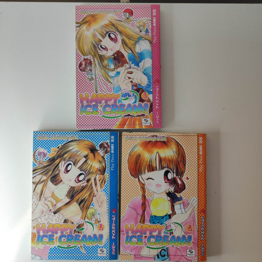 HAPPY ICE CREAM serie manga 1/3 completa Play Press OTTIMI*