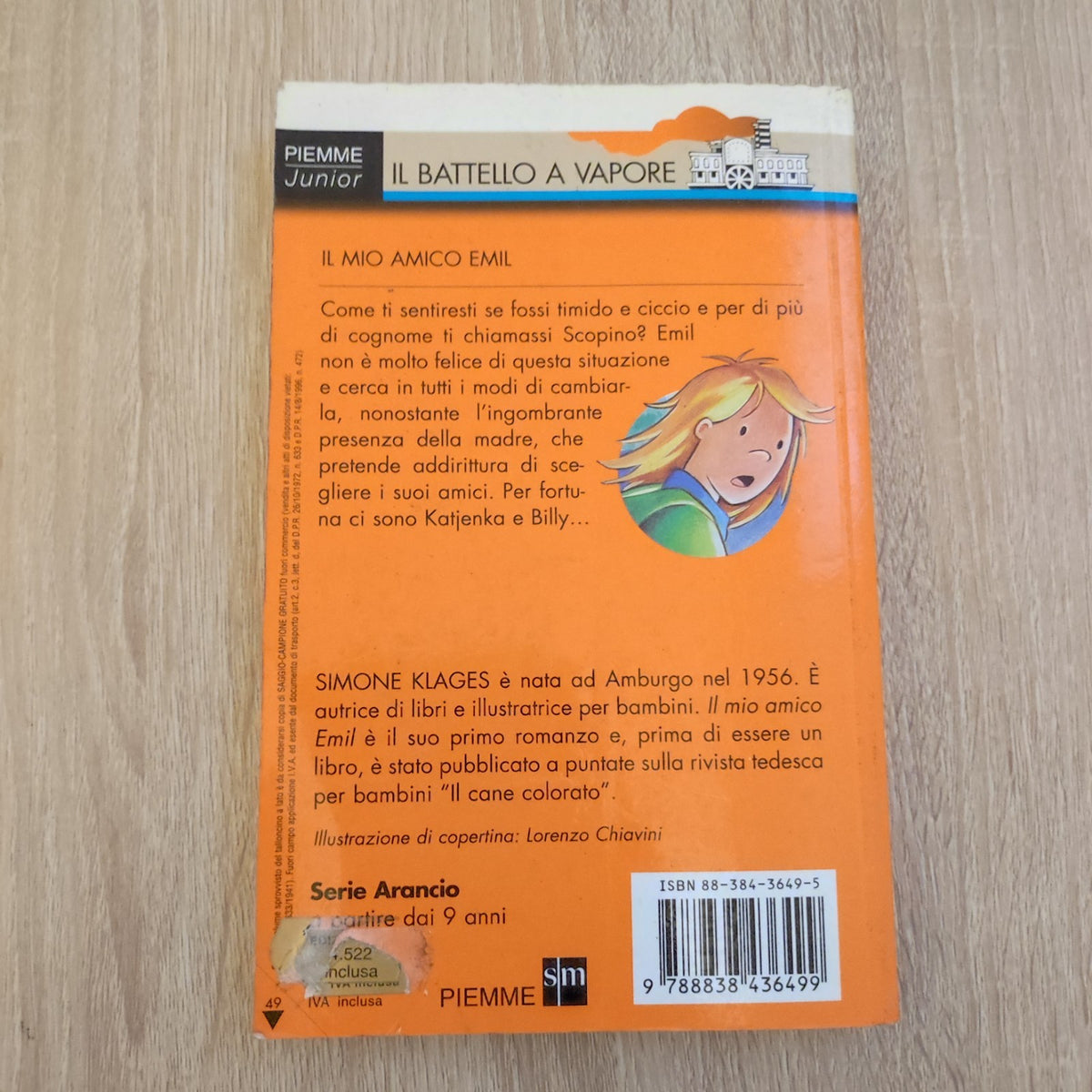 Il mio amico Emil-Simone Klages piemme prima edizione 2000 sc77