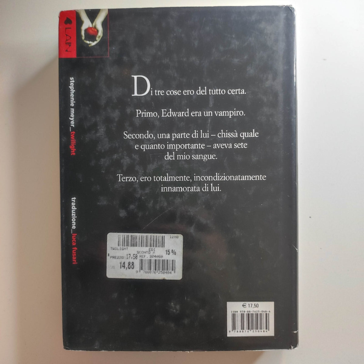 LIBRO Twilight Stephanie Meyer Fazi editore 9788876250484 2009