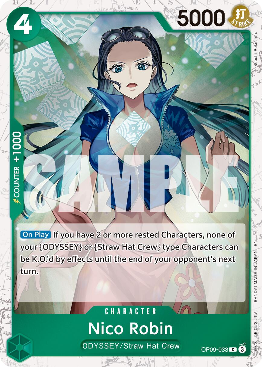 Nico Robin - OP09-033 (Pirate Foil)